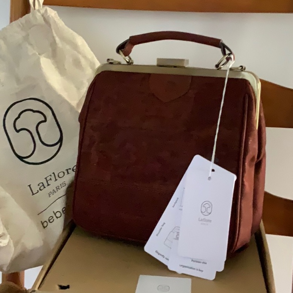 LaFlore Cognac Brown Bebebark Convertible Backpack